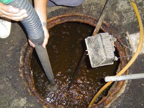 明水隔油池清理