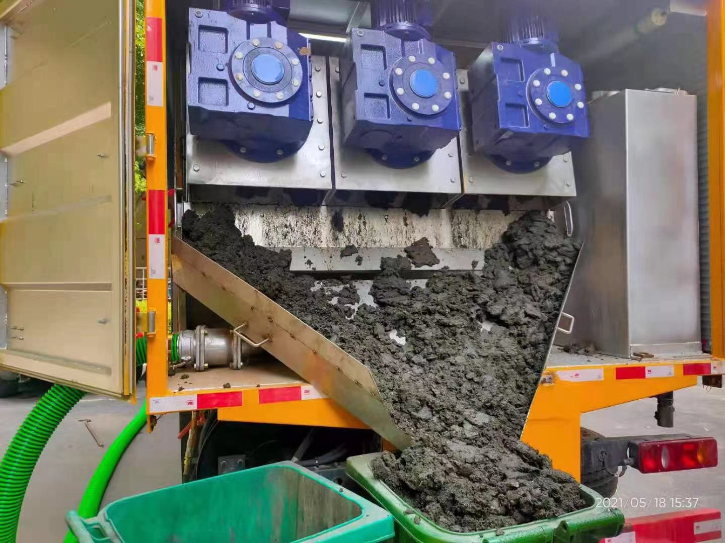 明水化粪池清掏城市维护站-泥浆净化干湿分离处理